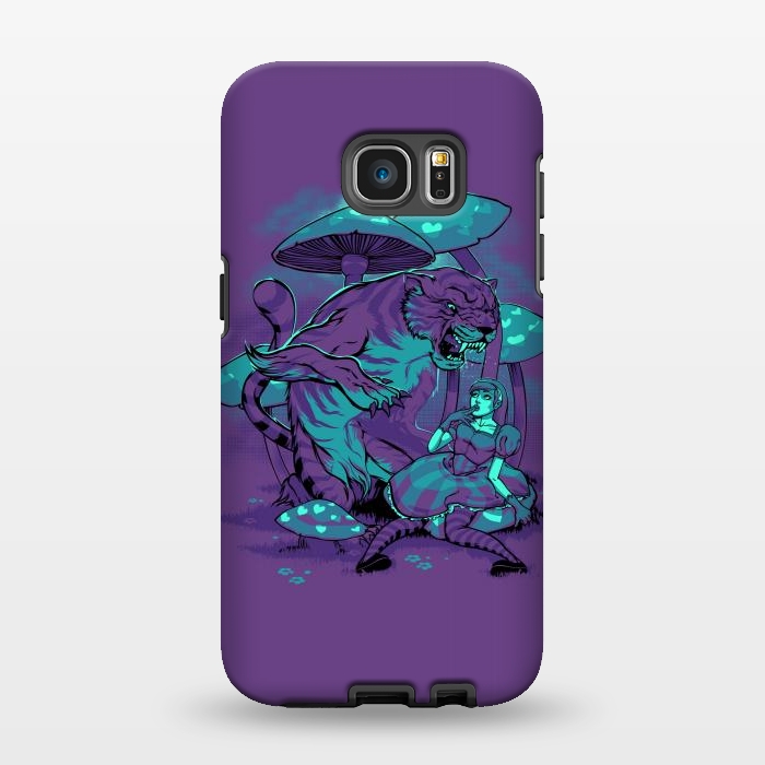 Galaxy S7 EDGE StrongFit Cheshire Cat by Draco