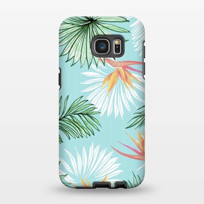 Galaxy S7 EDGE StrongFit Tropic Palm by Uma Prabhakar Gokhale