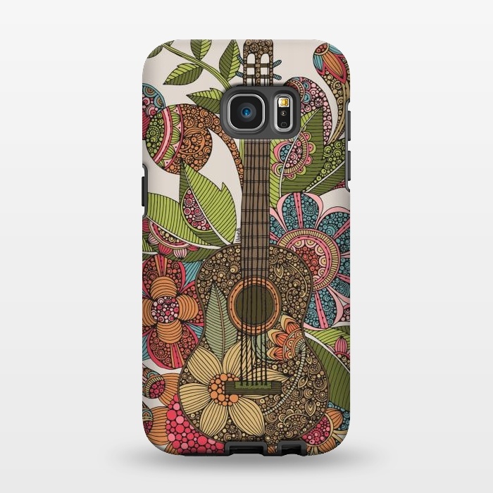 Galaxy S7 EDGE StrongFit Ever guitar by Valentina Harper