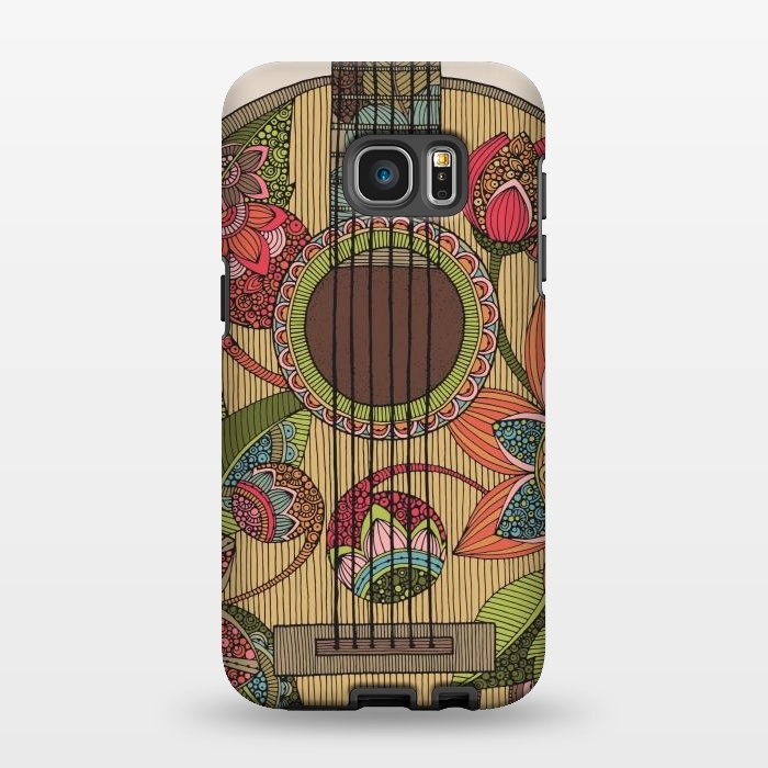 Galaxy S7 EDGE StrongFit The guitar by Valentina Harper