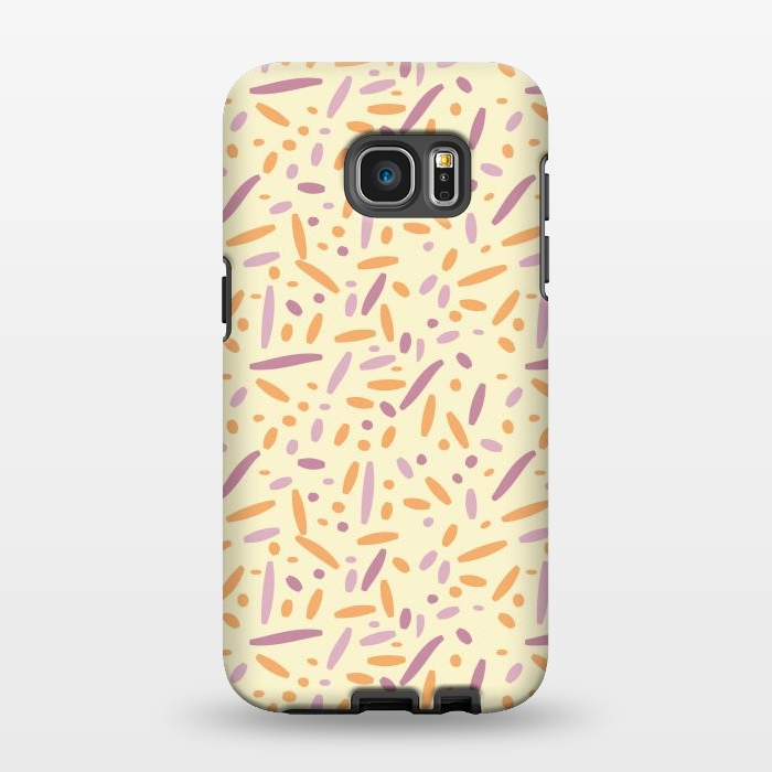 Galaxy S7 EDGE StrongFit Icecream Sprinkles by Edith May