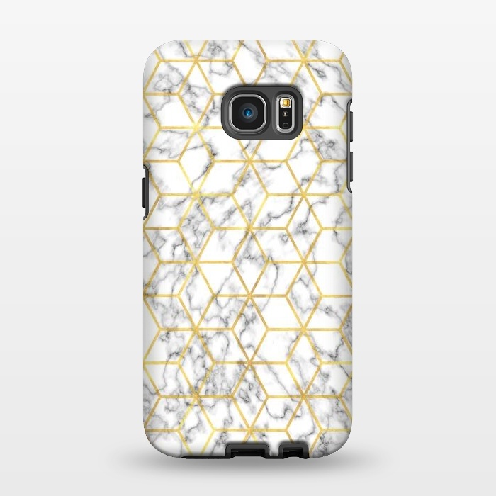 Galaxy S7 EDGE StrongFit Graphic Marble by Martina