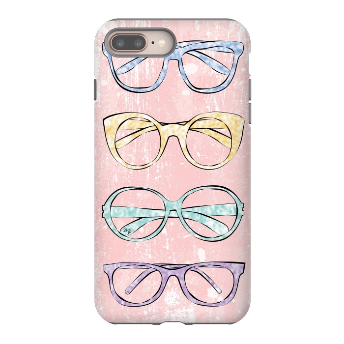 iPhone 7 plus StrongFit Funky Glasses by Martina