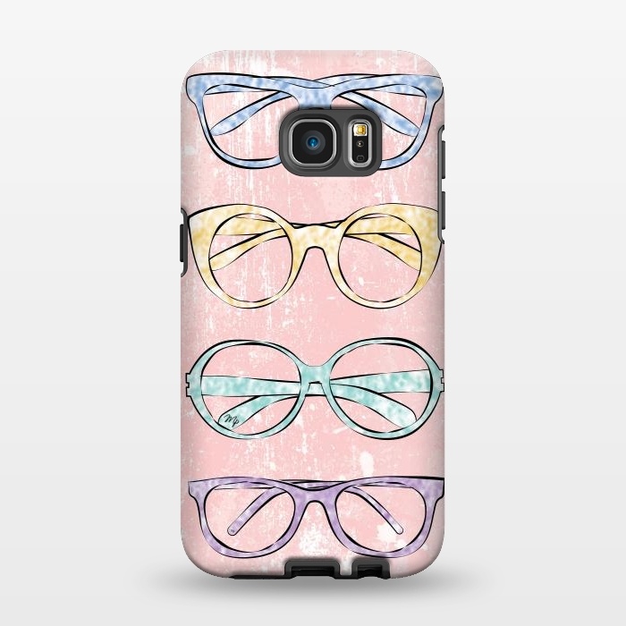 Galaxy S7 EDGE StrongFit Funky Glasses by Martina