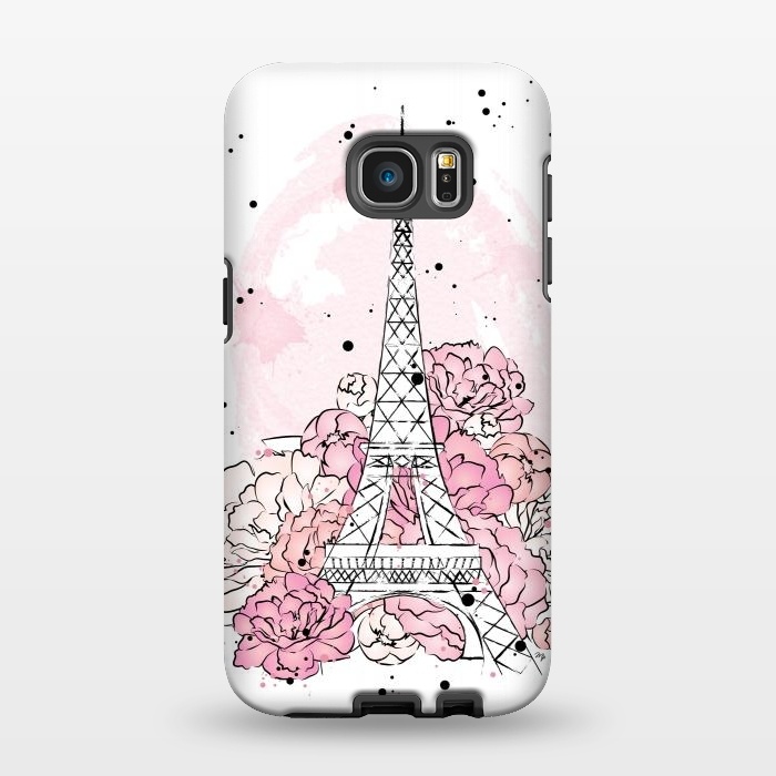 Galaxy S7 EDGE StrongFit Peony Paris by Martina