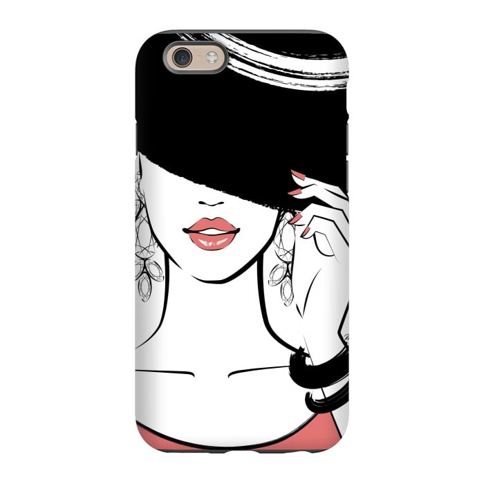 iPhone 6/6s StrongFit Girl in a Hat por Martina