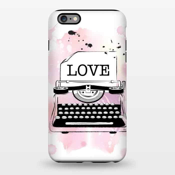 iPhone 6/6s plus StrongFit Love Typewriter by Martina