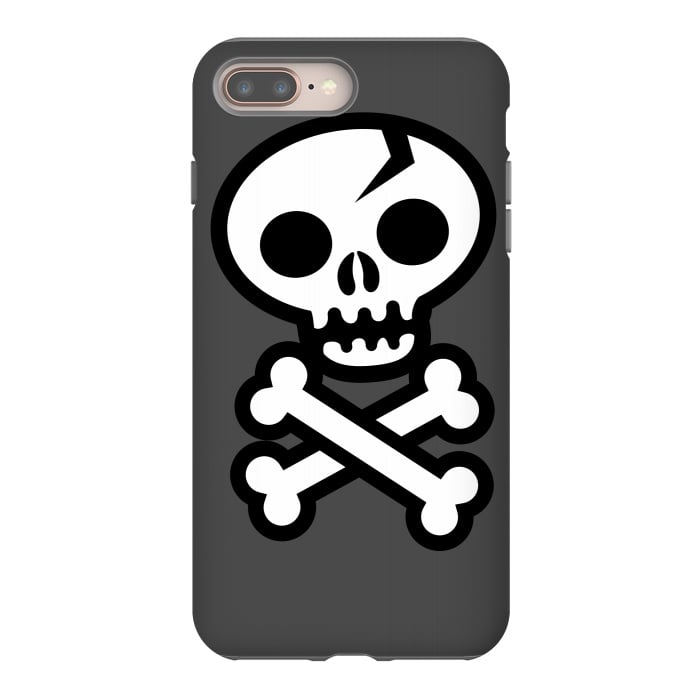 iPhone 7 plus StrongFit Skull & Crossbones by Wotto