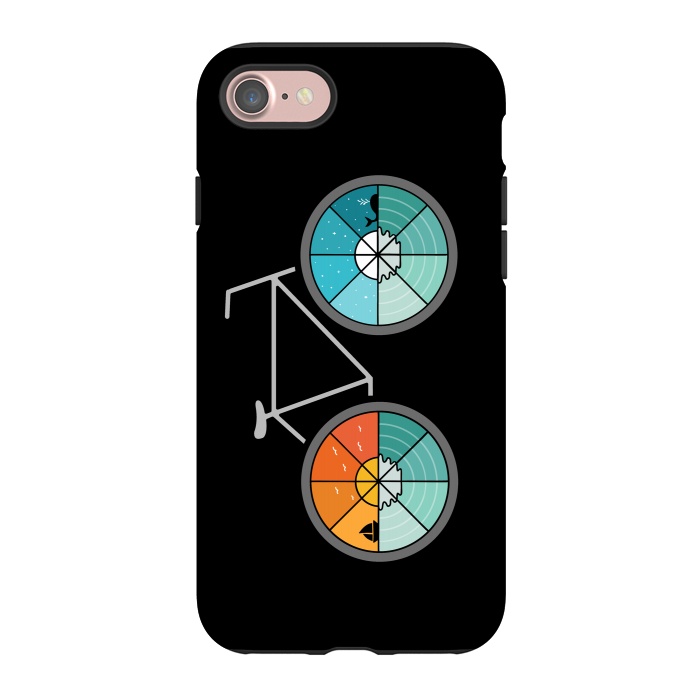 iPhone 7 StrongFit Bicycle Landscape by Coffee Man
