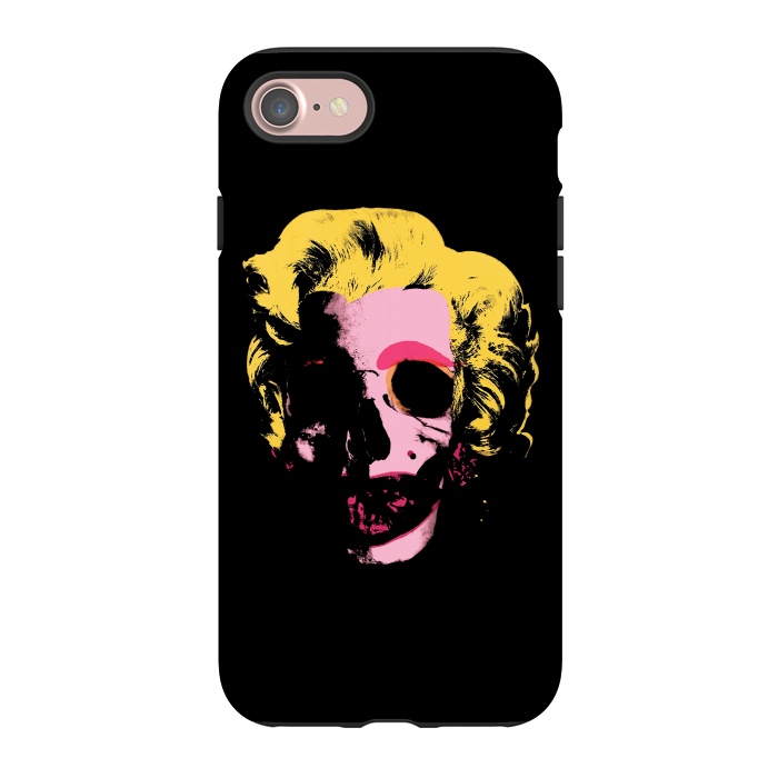 iPhone 7 StrongFit Marilyn Monroe Pop Art Skull by Alisterny