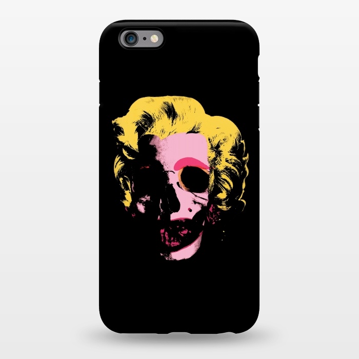 iPhone 6/6s plus StrongFit Marilyn Monroe Pop Art Skull by Alisterny