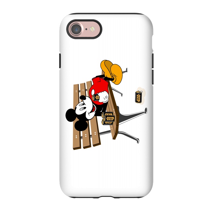 iPhone 7 StrongFit Mickey Mouse Drinking Star Wars Beer by Alisterny