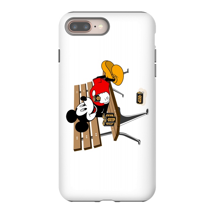 iPhone 7 plus StrongFit Mickey Mouse Drinking Star Wars Beer by Alisterny