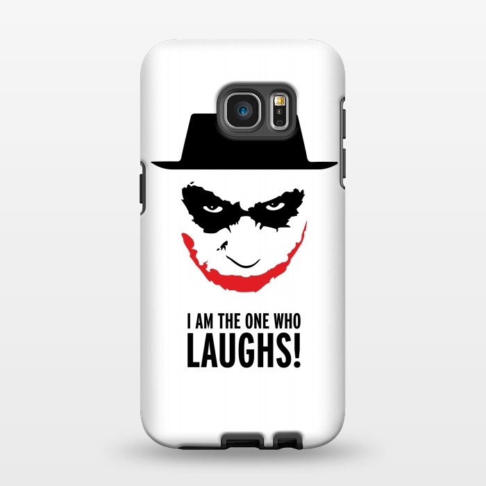 Galaxy S7 EDGE StrongFit Heisenberg Joker I Am The One Who Laughs Breaking Bad Dark Knight  by Alisterny