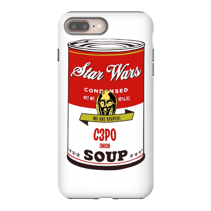 iPhone 7 plus StrongFit Star Wars Campbells Soup C3PO by Alisterny