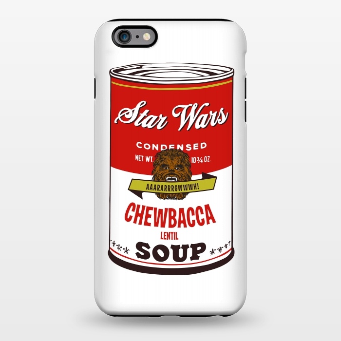 iPhone 6/6s plus StrongFit Star Wars Campbells Soup Chewbacca by Alisterny