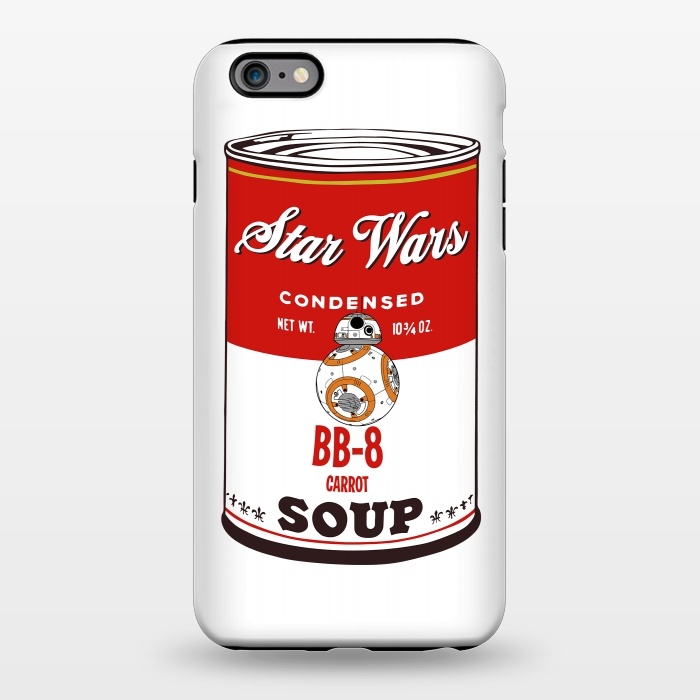 iPhone 6/6s plus StrongFit Star Wars Campbells Soup BB-8 by Alisterny