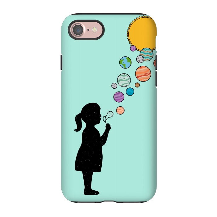 iPhone 7 StrongFit Planets bubbles by Coffee Man