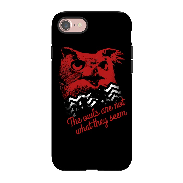iPhone 7 StrongFit Twin Peaks The Owls Are Not What They Seem by Alisterny