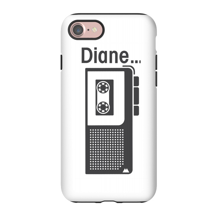iPhone 7 StrongFit Twin Peaks Diane Dictaphone by Alisterny