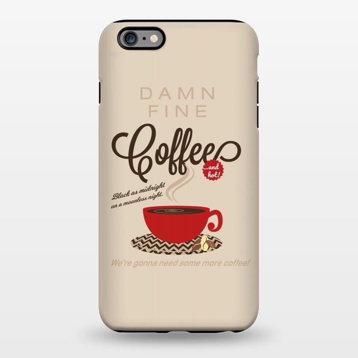 iPhone 6/6s plus StrongFit Twin Peaks Damn Fine Coffee by Alisterny