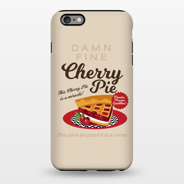 iPhone 6/6s plus StrongFit Twin Peaks Damn Fine Cherry Pie by Alisterny