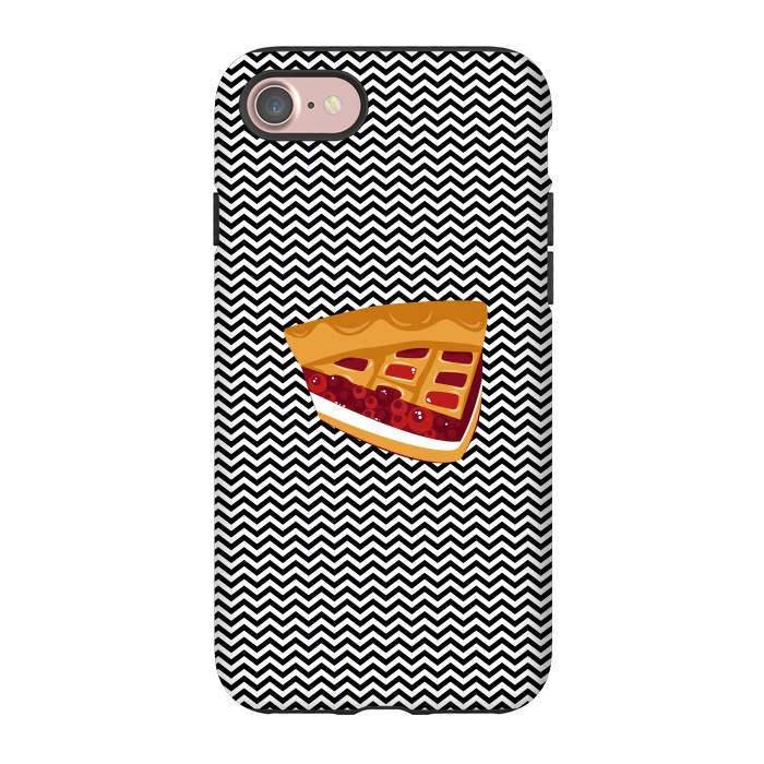 iPhone 7 StrongFit Twin Peaks Black Lodge Pie by Alisterny