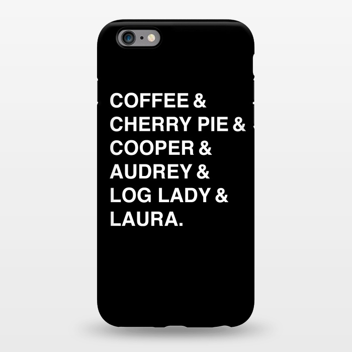 iPhone 6/6s plus StrongFit Twin Peaks Coffee & Cherry  by Alisterny