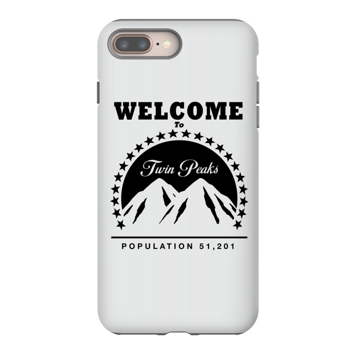 iPhone 7 plus StrongFit Twin Peaks Paramount Logo by Alisterny