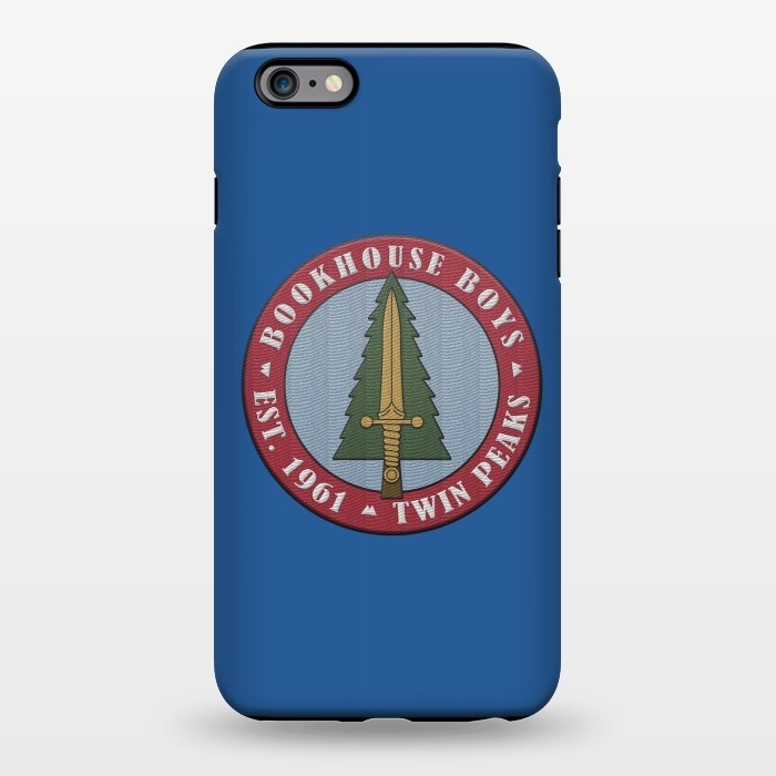 iPhone 6/6s plus StrongFit Twin Peaks Bookhouse Boys Embroidered by Alisterny