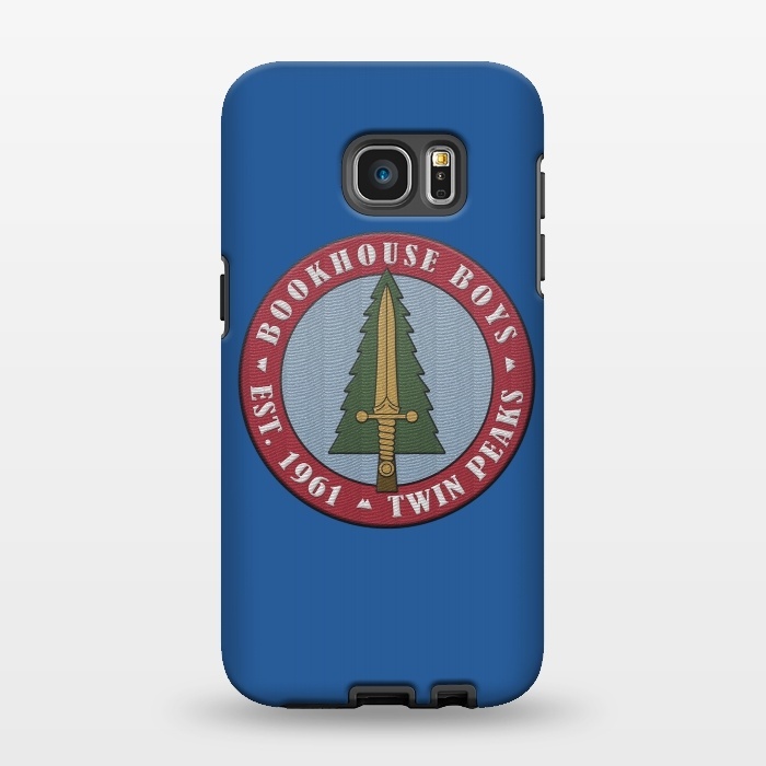 Galaxy S7 EDGE StrongFit Twin Peaks Bookhouse Boys Embroidered by Alisterny
