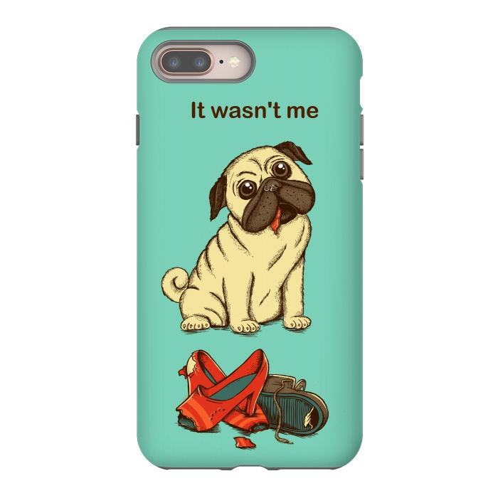iPhone 7 plus StrongFit Dog And Shoes by Coffee Man