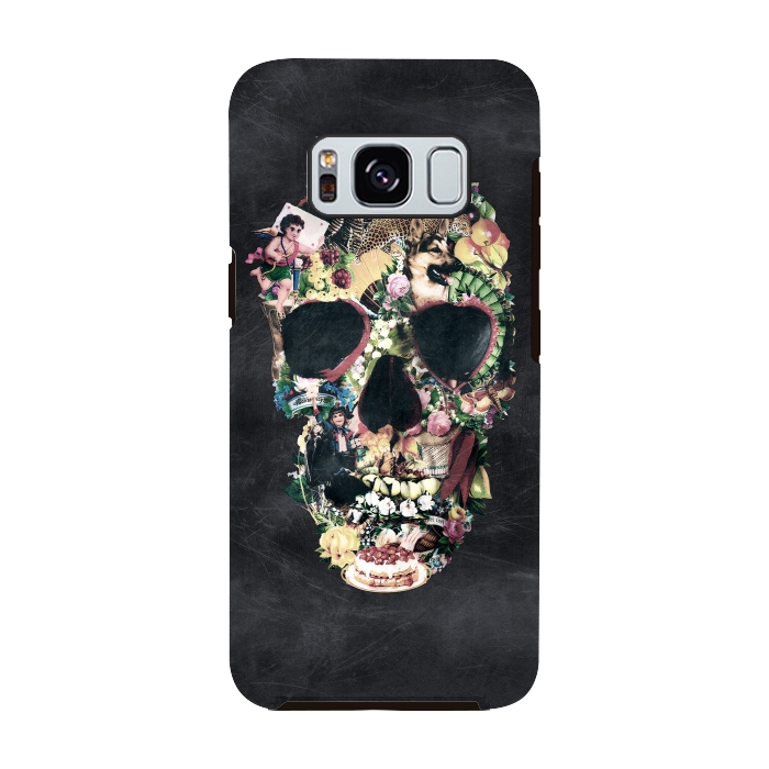 Galaxy S8 StrongFit Vintage Skull by Ali Gulec
