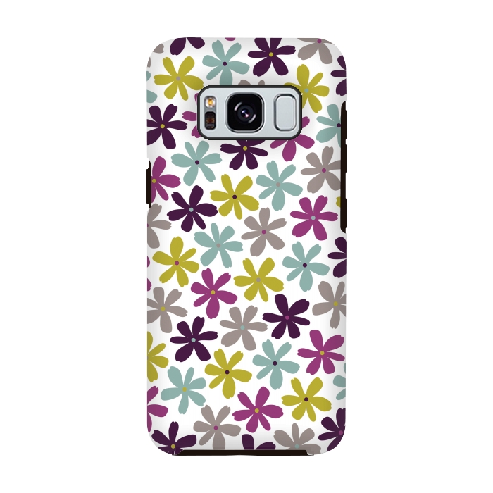 Galaxy S8 StrongFit Allium Ditsy by Rosie Simons