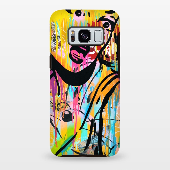 Galaxy S8 plus StrongFit Surprise kitty cat by Scott Hynd by Scott Hynd