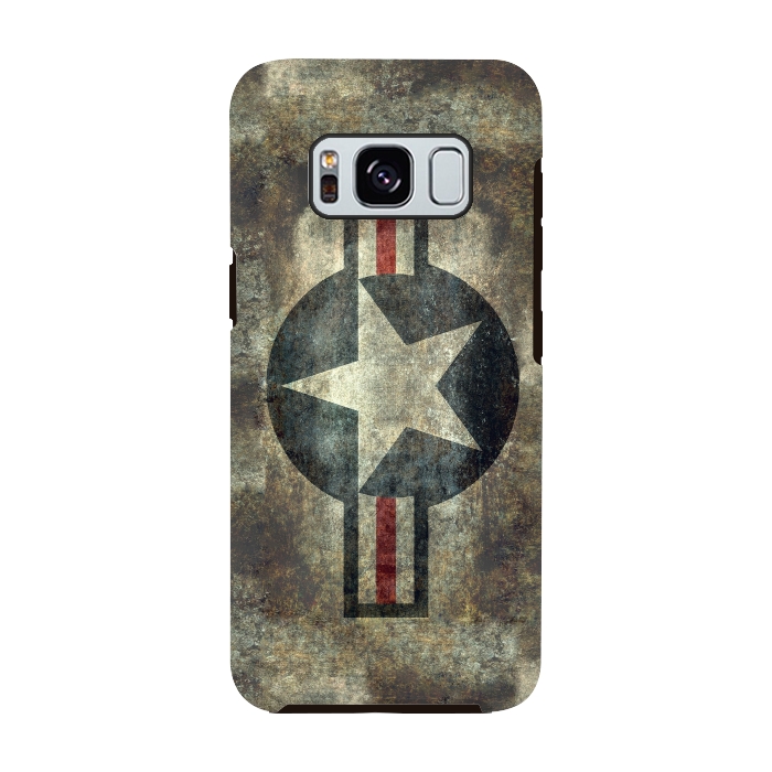 Galaxy S8 StrongFit Airforce Roundel Retro by Bruce Stanfield