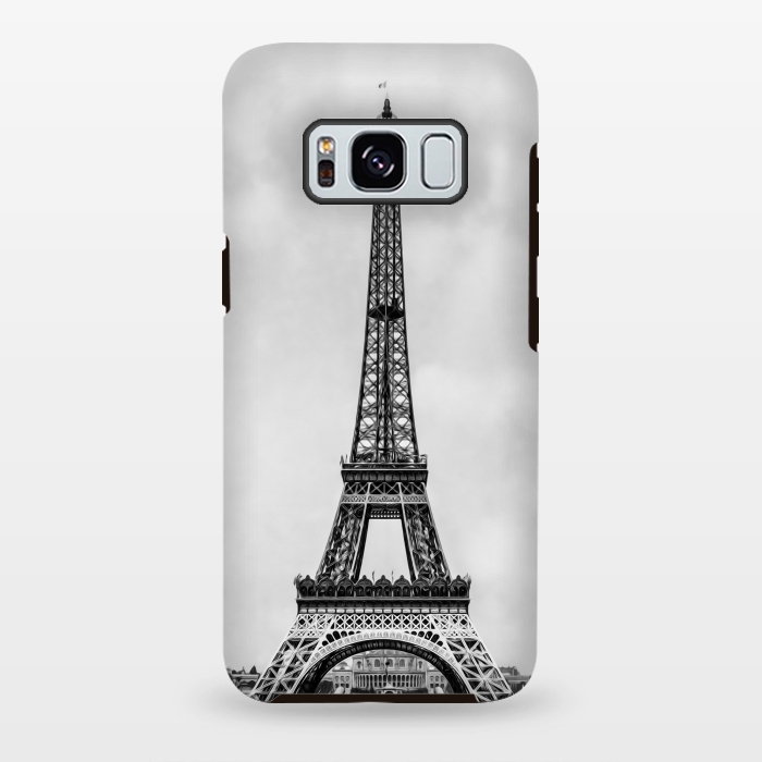 Galaxy S8 plus StrongFit Tour Eiffel Retro by Bruce Stanfield