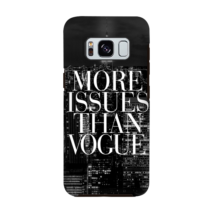 Galaxy S8 StrongFit Siphone vogue issues nyc skyline by Rex lambo
