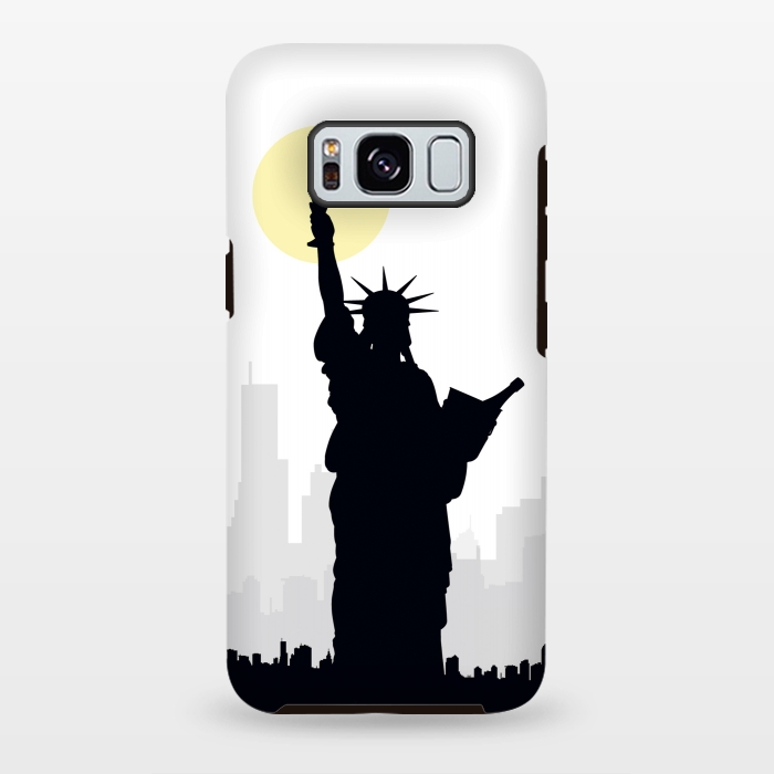 Galaxy S8 plus StrongFit Drunk Liberty by Sebastian Parra