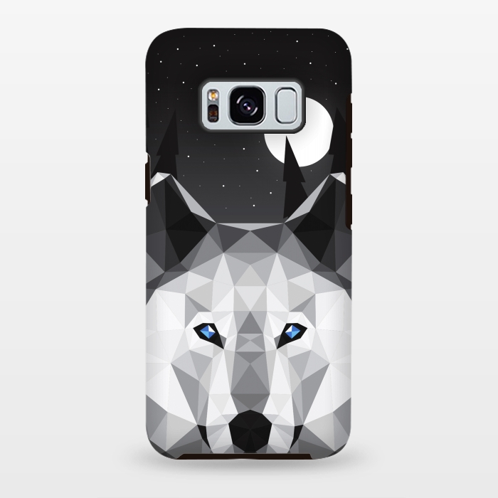 Galaxy S8 plus StrongFit The Tundra Wolf by Davies Babies