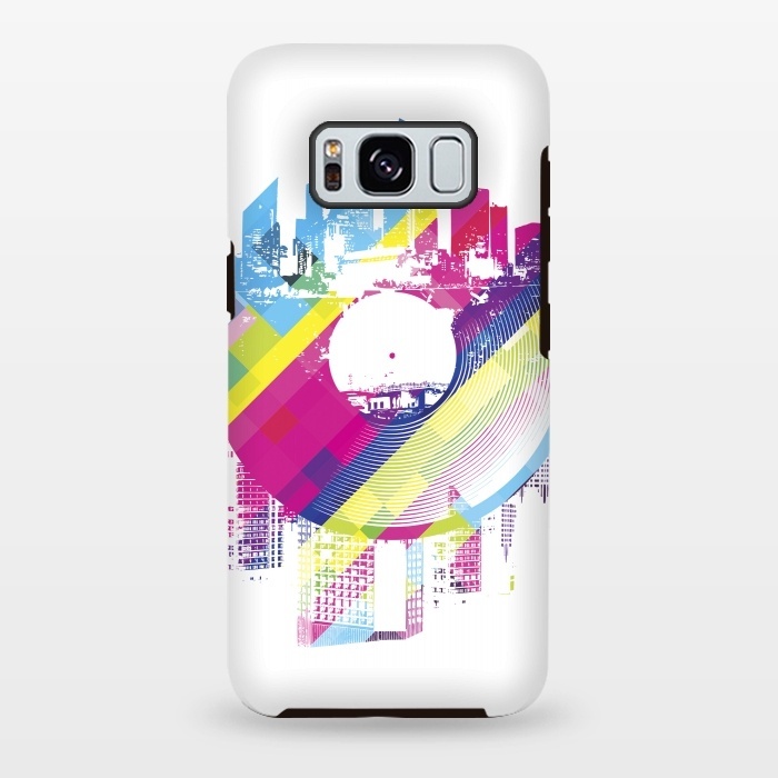 Galaxy S8 plus StrongFit Urban Vinyl Colorful by Sitchko