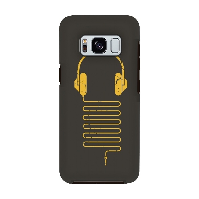 Galaxy S8 StrongFit GOLD HEADPHONES by Sitchko