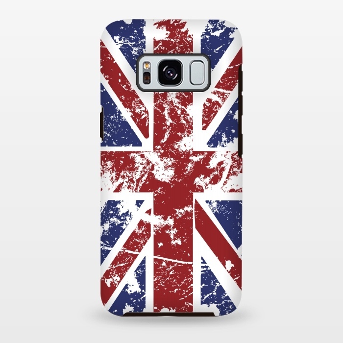 Galaxy S8 plus StrongFit Grunge UK Flag  by Sitchko
