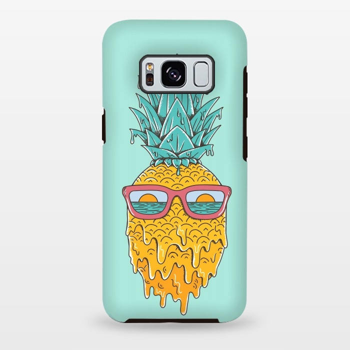 Galaxy S8 plus StrongFit Pineapple Summer Blue by Coffee Man