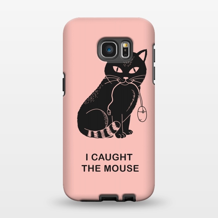 Galaxy S7 EDGE StrongFit I caugth the mouse rose by Coffee Man