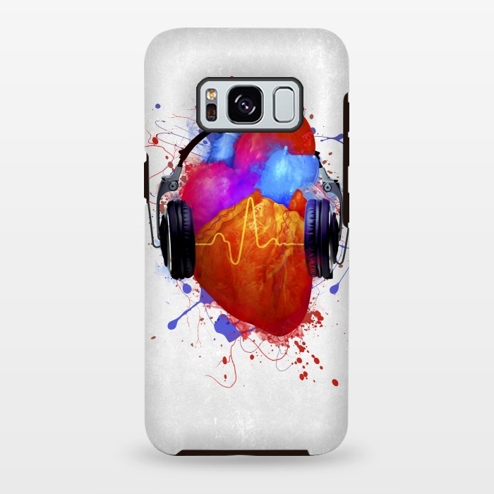 Galaxy S8 plus StrongFit No Music - No Life by Sitchko
