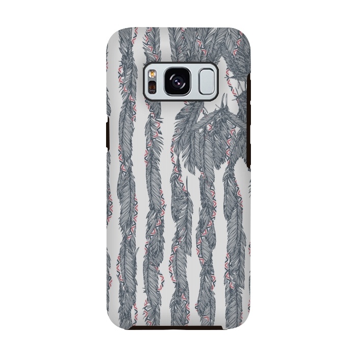 Galaxy S8 StrongFit America Feather Flag by Sitchko