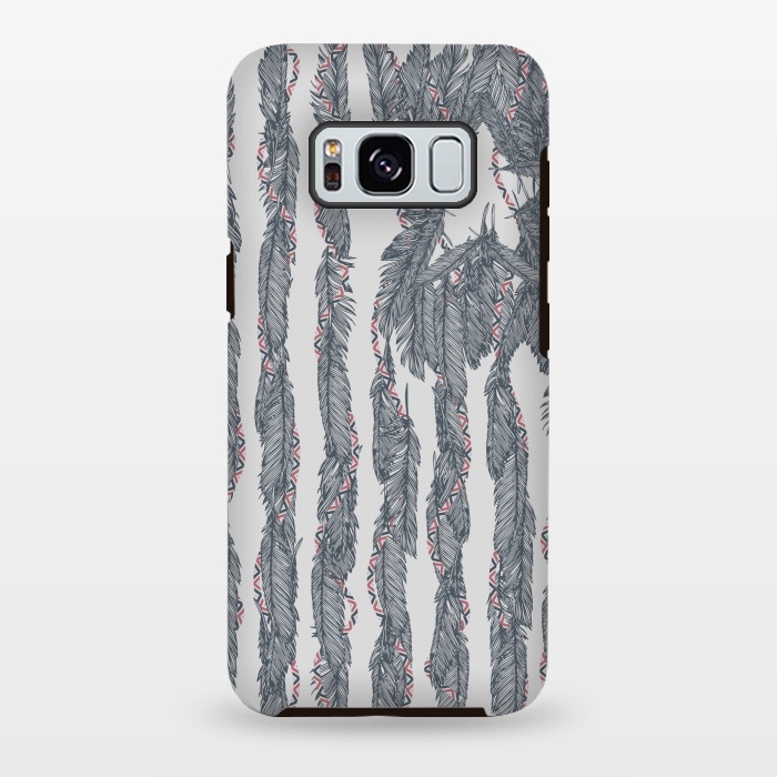 Galaxy S8 plus StrongFit America Feather Flag by Sitchko