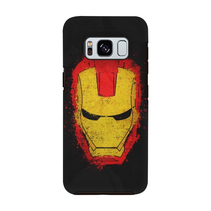 Galaxy S8 StrongFit Iron Man splash by Sitchko