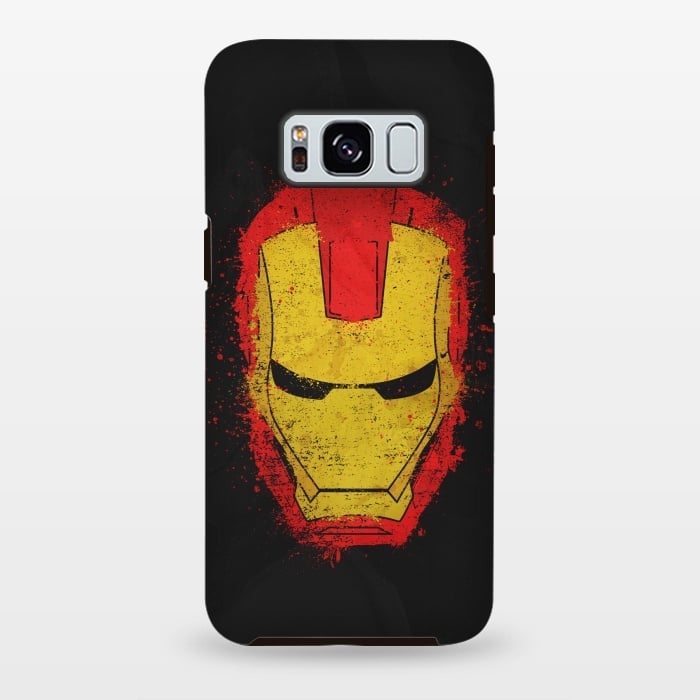 Galaxy S8 plus StrongFit Iron Man splash by Sitchko